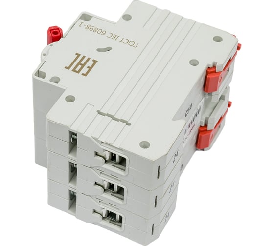 Автоматический модульный выключатель DKC YON MD63 3P 50А C 6kA MD63-3C50-6