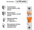 Автоматический выключатель TDM ELECTRIC ВА47-60 1Р 6А 6кА характеристика В SQ0223-0008 3