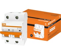 Автоматический выключатель TDM ELECTRIC ВА47-100 2Р 125А 10кА характеристика С SQ0207-0090