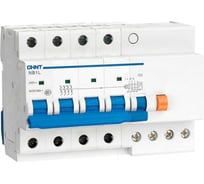 Автоматический выключатель дифференциального тока (АВДТ) CHINT NB1L-40 4P C32 30мА тип A 6кА, электромеханический (R) 198130