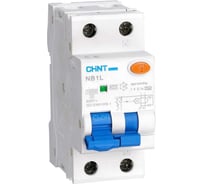 Автоматический выключатель дифференциального тока (АВДТ) CHINT NB1L 1P+N B40 300мА тип AC 6кА, электромеханический (R) (уп. 6 шт.) 203323