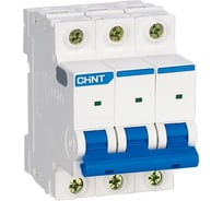 Автоматический выключатель CHINT NXB-63H 3P 3А 10кА характеристика B (R) (уп. 4 шт.) 813854
