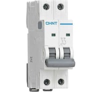 Автоматический выключатель CHINT NB8-63M 2P 10А 10кА х-ка L без теплового расцепителя (R) (упаковка 6 шт) 320802