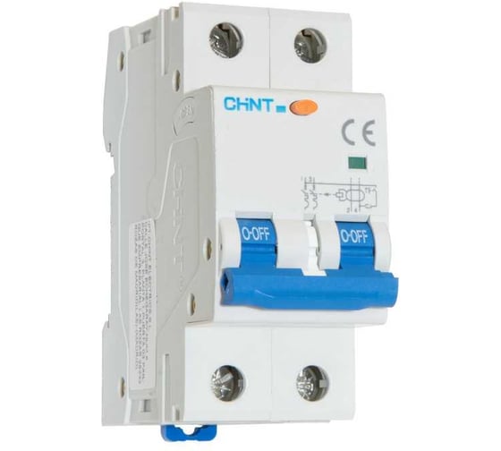 Автоматический выключатель дифференциального тока CHINT NB310L 2P C16 30мА тип A 6кА, электромеханический (R) (упаковка 6 шт) 660000