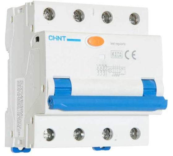 Автоматический выключатель дифференциального тока CHINT NB310L 3P+N B13 30мА тип A 6кА, электромеханический (R) 660035