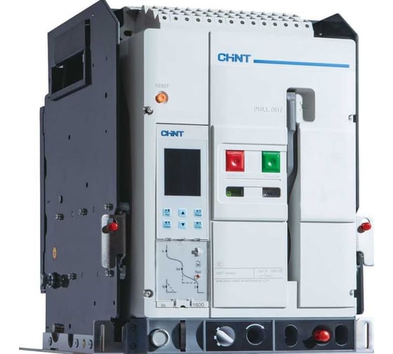 Воздушный автоматический выключатель CHINT NA8-1600H-1000H/3P выкатной, 1000А, 66кА, тип H, AC230В (R) 533214