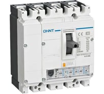 Автоматический выключатель CHINT NM8N-250H EM 4P 160А 100кА с электронным расцепителем, LCD (R) 271409