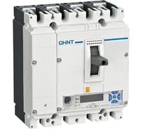 Автоматический выключатель CHINT NM8N-250S EM 4P 160А 50кА с электронным расцепителем, LCD (R) 271389