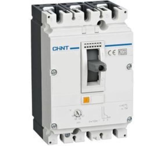 Автоматический выключатель CHINT NM8N-125Q TM 3P 50А 70кА с регулируемым термомагнитным расцепителем (R) 271626