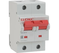 Автоматический модульный выключатель DKC YON MD125 1P+N 125А C 15kA MD125-2NC125