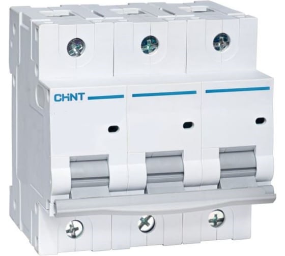 Автоматический выключатель CHINT NB8-125R 3P 63А 25кА характеристика B (R) 559756
