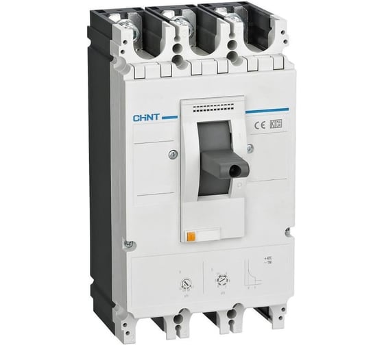 Автоматический выключатель CHINT NM8N-400C TM 3P 250А 36кА с регулируемым термомагнитным расцепителем (R) 268935