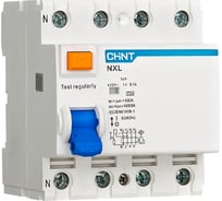 Устройство защитного отключения CHINT ВДТ УЗО NXL-63 4P 16А 300мА 10кА тип A AX (R) 400320