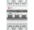 Автоматический выключатель EKF 3P 25А (C) 4,5kA ВА 47-63 (2 шт) mcb4763-3-25C-pro-2 3