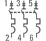 Автоматический выключатель EKF 3P 25А (C) 4,5kA ВА 47-63 (2 шт) mcb4763-3-25C-pro-2 5