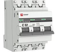 Автоматический выключатель EKF 3P 32А (C) 4,5kA ВА 47-63 (2 шт) mcb4763-3-32C-pro-2