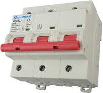 Автоматический выключатель миниатюрный ELCOMTECH MCB32J-10-3C80AC 3P 80A C 10kA 4,5х модуль УТ-00034440