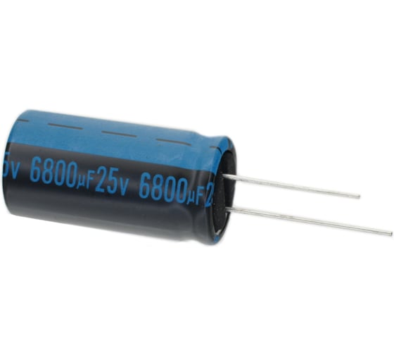 Конденсатор электролитический JAMICON, (2шт.) 6800мкФ, 25В, -55/105C, 18x35 / P:7.5 мм, JTK688M025S1GMN35L-490 (2)