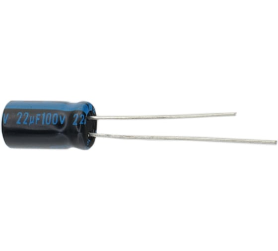 Конденсатор электролитический JAMICON, (10шт.) 22мкФ, 100В, -55/105C, 6.3x11 / P:2.5 мм, JTK226M100S1AME11L-493 (10)