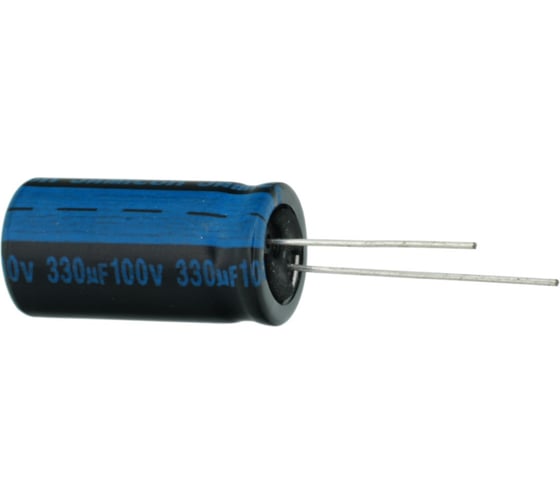 Конденсатор электролитический JAMICON, (5шт.) 330мкФ, 100В, -55/105C, 12.5x25 / P:5 мм, JTK337M100S1AMK25L-496 (5)