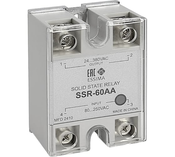 Твердотельное реле KRAFTAIR SSR-60AA 60А