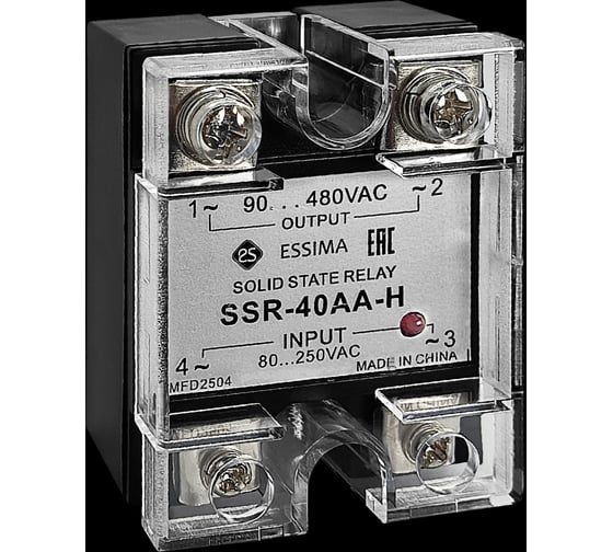 Твердотельное реле KRAFTAIR SSR-40АA-H