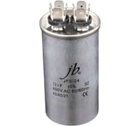 Пусковой конденсатор JB 12uF 450VAC +/-5_(JFS24A6126J000000B) JFS-24 (клеммы) 40_75 (алюминиевый корпус) 00-00017418