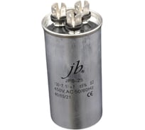 Пусковой конденсатор JB 30uF+7,5 450VAC +/-5_(JFS25A6375J000000B3075) JFS-25 (клеммы, для кондиционеров, 3 вывода) 50_100 (алюминиевый корпус) 00-00017448