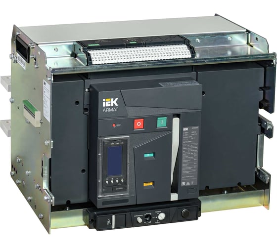 Выключатель автоматический воздушный IEK ARMAT AR-A5V TT40 3P F VR 125кА расцепитель TT 4000А 3P стационарный с аксессуарами ~220-240В: реле отключения, реле включения, моторный привод AR-ACB-3FG-125-4000A-TTCF