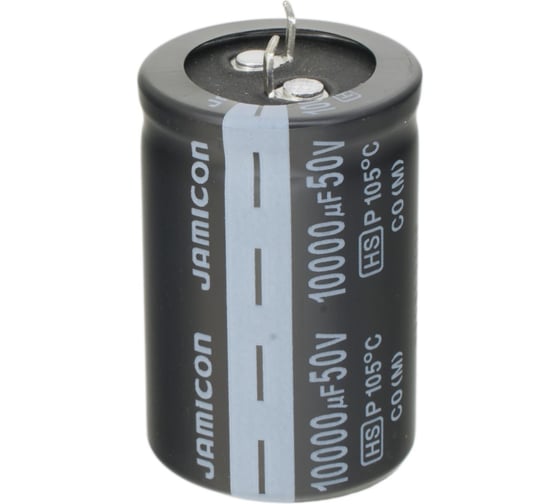 Конденсатор электролитический JAMICON, 10000мкФ, 50В, 105C, 30x45 / P:10 мм, (Snap-In),, THS109M050S1A5S45L-512