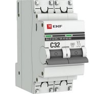 Автоматический выключатель EKF 2P 32А C 6кА ВА 47-63 DC PROxima 60 шт mcb4763-DC-2-32C-pro