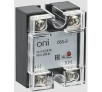 Твердотельное реле ONI OSS-2 40А 380В AC 3-32В DC OSS-2-3-40-B