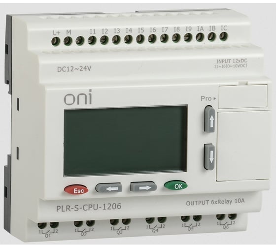 Логическое реле ONI PLR-S. CPU1206 PLR-S-CPU-1206