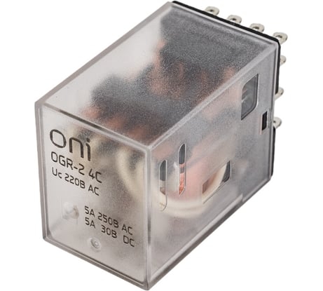 Реле общего назначения ONI OGR-2 4C 220В AC OGR-2-4C-AC220V