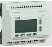 Логическое реле ONI PLR-S CPU1004R 220В AC с экраном PLR-S-CPU-1004R-AC-BE