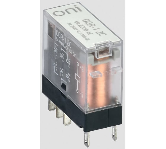 Реле общего назначения ONI OGR-1 2C 220В AC OGR-1-2C-AC220V