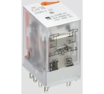 Интерфейсное реле ONI ORM-1 2C 220В AC с LED и тест. кнопкой ORM-1-2C-AC220V-L-B