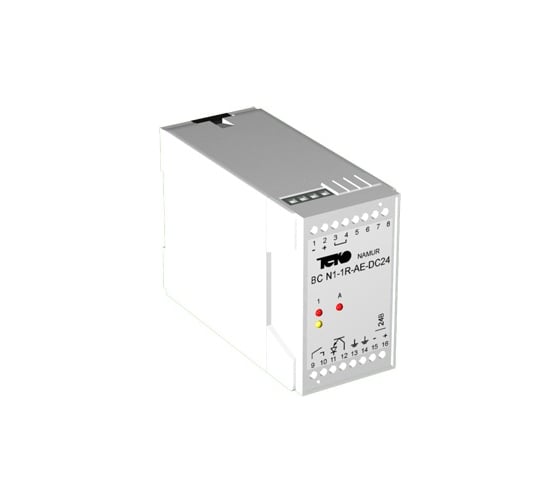 Блок сопряжения ТЕКО BC N1-1E-AE-AC220, под.выключатель 1,релейный выход 0, электронный выход 1,номинальное напряжение 220 В AC,раб.тем-ры 0...+60C 00-00022117 1