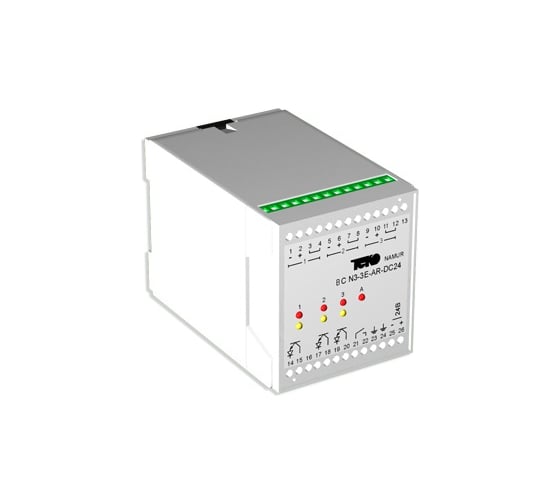 Блок сопряжения ТЕКО BC N3-3R-AR-AC220, под.выключатель 3,релейный выход 3, электронный выход 0,номинальное напряжение 220 В AC,раб.тем-ры 0...+60C 00-00022139 1