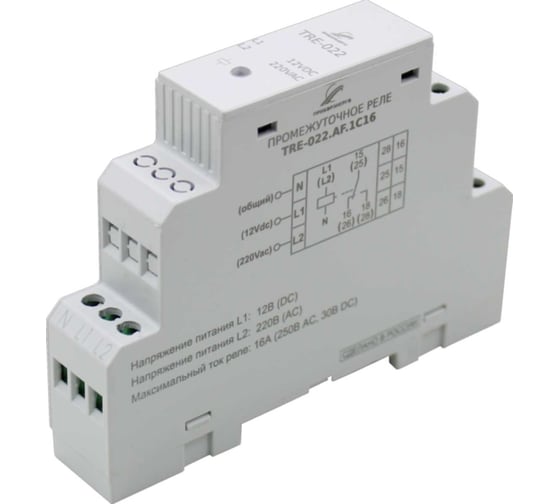 Промежуточное реле НТК Приборэнерго TRE-022.AF.1C16 БП-00003844