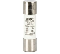 Вставка плавкая цилиндрическая CHINT RT28-63 50А 14х51 (R) (уп. 10 шт.) 520495