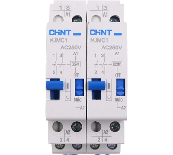 Импульсное реле CHINT NJMC1-16/4P DC24В (R) (уп. 6 шт.) 657057