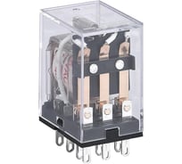 Промежуточное реле CHINT JZX-22F/2Z(B) 2 контакта с индикатором LED и защитой от перенапр. 5А 36В DC(R) (уп. 20 шт.) 285233