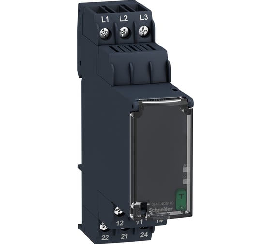 Реле контроля чередования и обрыва фаз Systeme Electric 2С/О, 8А SE RM22TG20 1
