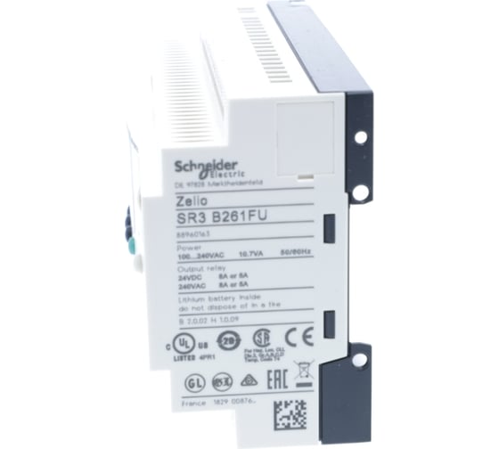 Интелектуальное реле Systeme Electric Zelio Logic 26 I/O 240V AC SE SR3B261FU
