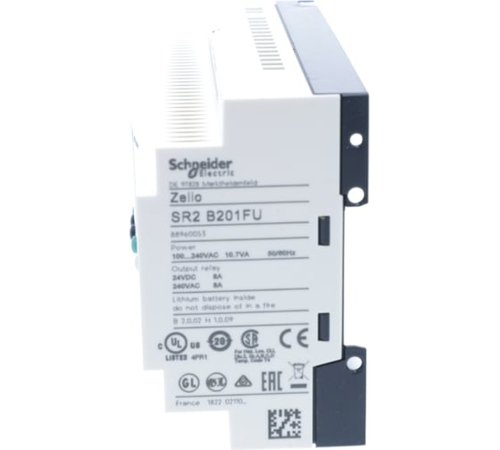 Интелектуальное реле Systeme Electric Zelio Logic компактное 20 I/O 240V AC SE SR2B201FU