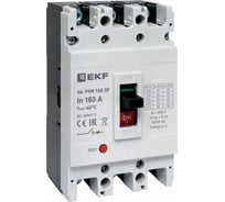 Выключатель автоматический в литом корпусе EKF ВА-99М 160/160А 3P 10In 35кА с термомагнитным расцепителем mccb99-160-160m