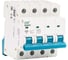 Автоматический выключатель ESQ BA63C-6 C 4P 0050 4 полюсa, 50А, ток к.з. 6кА, хар-ка C 14.03.02.000257 1