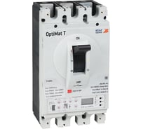 Выключатель автоматический с блоком защиты от токов утечки КЭАЗ OptiMat T630H-RCA ETE 630A 4P 357079