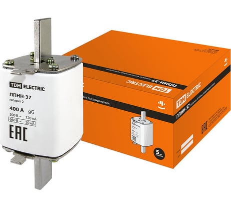 Плавкая вставка TDM ELECTRIC ППНН-37 габ.2, 400А SQ0713-0033
